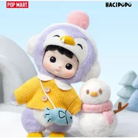 POP MART HACIPUPU Penguin 1/8 BJD Series Blind Box Toys Kawaii Anime Action Figure Desktop Decoration Surprise Mystery Box