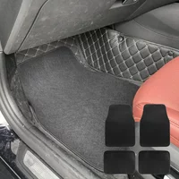 1-4Pcs Car Floor Mats, Universal Floor Mats, Wash and Care Mats, Anti Slip Waterproof Mats, Wear-resistant Mats