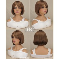 SuQ Natrual Black Light Brown Dark Brown Wig Short Bob Striaight Women Girls Wigs Heat Resistant Synthetic Hair Wigs Party Cos