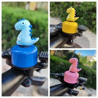 1pc Dinosaur-shaped Bicycle Horn, 120 Decibels Loud Volume, Durable Iron Bell, Suitable For Mountain Bikes And Road Bikes