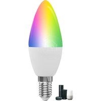 Tuya WiFi Smart LED Bulb E14 Candle Light 220V 5W RGB Dimmable Lamp APP Voice Control Works With Alexa Google Home Decor