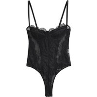 Women's Black Lace Underwire Camisole Bodysuit Summer Sexy Sheer Slim Top Jumpsuits