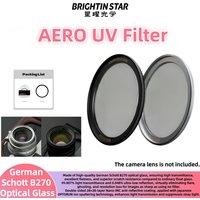 Brightin Star AERO Brass UV Filter for 39/43/46/49/52/55/58/62/67/77/82mm Fujifilm Canon Sony Nikon Leica Lens Filter