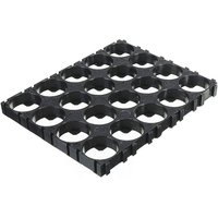 Coque rayonnante en plastique pour banque d'alimentation, support d'espacement, 4x5, cellule 18650, 24.com, prompt ket, 18650, 10 pièces, 20 pièces, 30 pièces, 40 pièces, 50 pièces