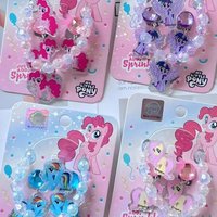 4 pieces of rings, bracelets, ear clips, accessories, toys and jewelry, ideal choice for schools and offices Perfect gifts for