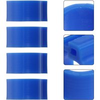 100Pcs Plastic Pigeon Foot Rings Easy Apply Remove Leg Bands for Pet Birds Poultry Operation Identification Ring Supplies