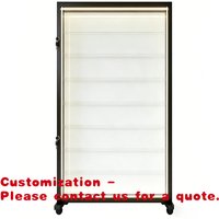 custom.Custom Collectible Card Display Cabinet Metal Frame Freestanding showcase Trading Card Shop Boutique Collector Exhibi