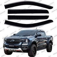 Déflecteurs de visière de porte latérale, protection contre la pluie pour FORD RANGER T9 RAPTOR WILDTRAK SPORT, accessoires de camion, 2025 2024 2023