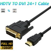 DVI To HDTV HD To DVI 24+1 Male to Male HDTV Cable Digital Video Cable Adapter For Laptop Computer Projector Extension