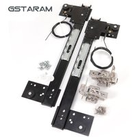 Concealed 10-18kg Bearing Capacity Furniture Pocket Door Sliding System Cabinet Drawer Slides