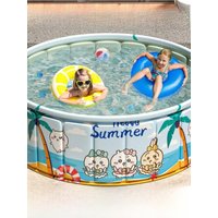 Large Inflatable Swimming Pool for Children Adults Babies Indoor Outdoor Foldable Baby Swimming Bucket Surf Function PVC Mate...