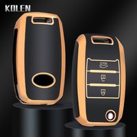 TPU Car Flip Key Case Cover Shell Fob For KIA RIO K2 K3 K4 K5 Sportage Picanto Optima Soul Ceed Sorento Forte Cerato Stinger Bag