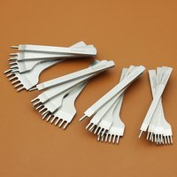 Leder-Stichstanzset: Diamant-Stachelstanzset 3/4/5/6mm für Bastelarbeiten, DIY, Schnitzereien, handgefertigtes Bohrwerkzeug, diagonales Flachschneideset