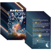 100 Pcs Gospel Tract Card Salvation Cards Pocket Holy Postcard Prayer Postcards Inspirational Bible Verses Bookmark