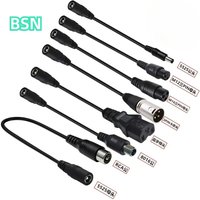 AliExpress NONE DC 5.5X2.1 to XLR RCA M12 M16 3Pin IEC Adapter 7pcs for Scooter E Bike Charger Audio System Plug Connector Set