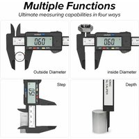 HOT Caliper Precision Digital 150mm Carpentry Tools LCD Measuring Tool Woodworking Tools Electronic Vernier Micrometer ……&