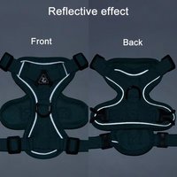 Reflective Trim Cat Harness Leash Breathable Universal Adjustable Cat Harness Adjustable Escape Proof Cat Harness Leash Set