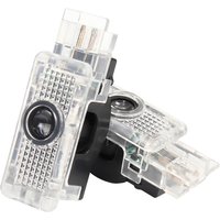 2PCS LED Car Door Welcome Warning Light For Mercedes Benz W203 C Class 2001 - 2007 2002 2003 2004 2005 2006 R171 R199 W209 W240