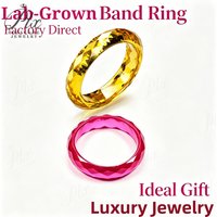 Lab Grown Yellow Garnet&Lab Grown Ruby Ring AGL Certified Premium Craftsmanship Luxury Jewelry Everyday Commute Style