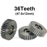 AliExpress NONE 3Pcs E-Bike Steel Gear 36T 47.5x12mm Planetary Motor Gear Metal Gears Power Transmission Gear for 500W Electric Bike Motor