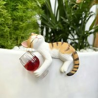 Creative Cute Car Statues Garden Decor Resin Crafts Gifts Desktop Ornaments for Outdoor Gardening Courtyard Balcony Decoration