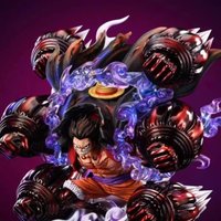 Premium Edition Statue Figure Toy Collectible Action Figure Monkey D Luffy Map Apes Cannon Cannon Statue Handmade Toy