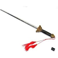 Retractable Sword, Chinese Tai Chi Kung Fu Martial Arts Magic Sword for Exercises Performance (Stainless Steel)