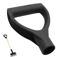 D Shape Shovel Handle Replacement Plastic Head T Handle Digging Scoop Grip Tool for Wooden Shaft Spade Gardening Farm Yard