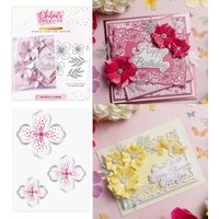 Majestic Flower Clear Stamps Hot Foil for DIY Making Card Scrapbook Embossed Paper Album Craft Supplies Template Decoration