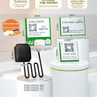 BDS/GPS/GLONASS Multi Mode Satellite Position Module CDEBYTE E108-GN03 AT6558R GNSS Navigation 10Hz Ceramic AntennaStamp Hole