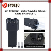 Upgraded 5 in 1 Filament Hub For Anycubic Kobra 3/ Kobra 3 Max/S1/S1C Convenient And Fast Filament Hub For 3D Printer Parts