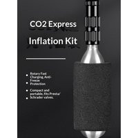 AliExpress OFFBONDAGE CO2 Bike Pump Portable Fast Inflating Kit Aluminum Alloy Bicycle Pump AV/FV No Gas Cylinder MTB Bike Accessories