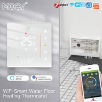 MOES WiFi woda/elektryczny termostat ogrzewania podłogowego Zigbee wodny kocioł gazowy kontrola temperatury Tuya/inteligentna aplikacja Alexa Google