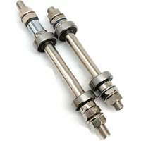 AliExpress NONE Bicycle Wheel Hub Axle Front Rear Solid Shaft Lever Solid Spindle Shift Shaft Bicycle Front/Rear Axle Lever Bike Repair Tool