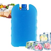 1PC Reusable Gel Freezer Pack Refrigerator Ice Blocks Ice Crystal Box Cold Freezer Pack Picnic Fresh Food Cooler Portable