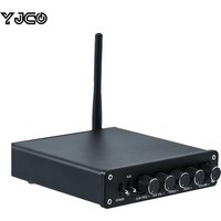 YJCO High Power Amplifier TPA3116 50W*2+100W 2.1 Channel Bluetooth 5.0 5.1 HiFi Digital Audiophile Subwoofer Amp D210B