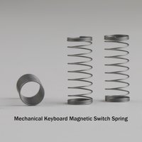 70pcs Magnetic Keyboard Magnetic Switch Spring Custom Gareron Magnetics White Switches Springs 42g 45g 48g 55g 100g 120g bottom