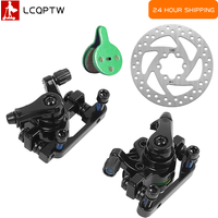 Front Rear Disc Brake Caliper Brake Disc Rotor Brake Pads Kit for KuKirin G2 Pro G2 Max Electric Scooter Brake Accessories Parts