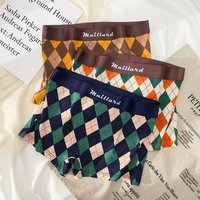 Men's Cotton Boxer Briefs with Pouch - Breathable Comfortable Soft Underwear