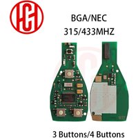Smart car key PCB 3/4buttons 315/434Mhz BGA NEC for For Mercedes Benz W203 W204 W205 W210 W211 W212 W221 W222