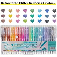 12/24/36 Colorful Erasable Gel Pens, 0.7mm Fine Tip, Ideal for Note-Taking & Drawing, School Supplies Gift Box, Back-To-School S