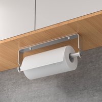 Paper Towel Holder Heavy Duty Multi-Function Stainless Steel Paper Roll Hanger Wall Mounted Roll Paper Stand Under Cabinet