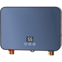 Instant Hot Water Heater, 6000W 220V On-Demand Hot Electric Tankless Water Heater with Digital Display, Constant Temperature