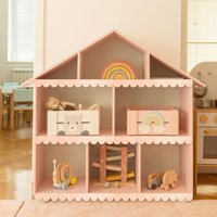 12pcs Wood Border Trim Scalloped Unfinished Decorative Edge Wooden Strips Moulding Christmas Crafts Wall Cabinet Home Decoration