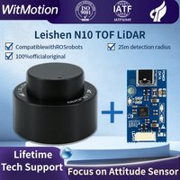 Lslidar N10 360° Lidar kit TOF Laser Radar Sensor 25m 30000 LuxAnti-Glare Laser Radar Support ROS1 ROS2 Arduino Indoor Outdoor