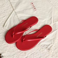 2026 Summer New Fashionable Flat Bottom Sandals Women's Thong Slippers Beach Casual Slip-On Shoes Anti-Slip Simple Design
