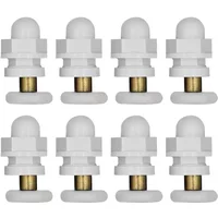 8pcs/lot Shower Rooms Cabins Pulley Shower Room Roller /Runners/Wheels/Pulleys Diameter19-27mm Metal frame Hole distance 16-18mm