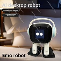 AI Desktop EMO Robot Programmable Emotional Dialogue Electronic Pet for Dynamic Presentation and Interactive Control