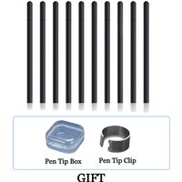 Replacement Standard Pen Nibs Compatible with Wacom Bamboo Intuos CTL471/2 CTL671/ CTH480/680 PTH851, Black Stylus Refill