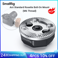 SmallRig Arri Standard Rosette Bolt-On Mount (M6 Thread)For Camera Cage/Rosette Handle ExternalQuick Release Mounting Plate 2804